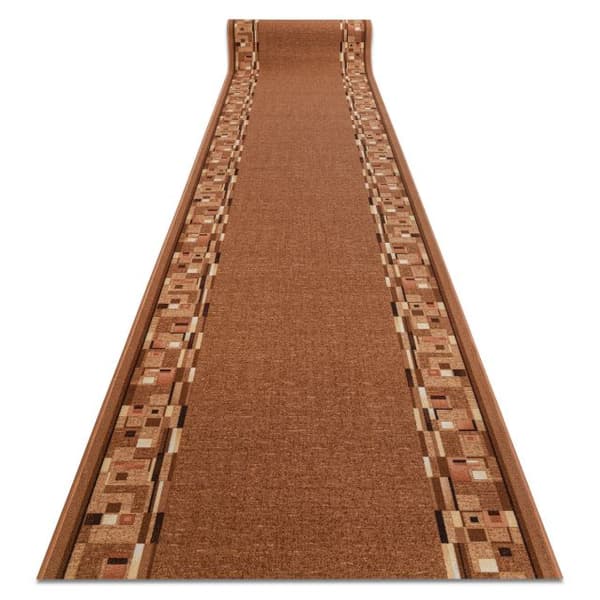 Löpare  anti-halk BOMBAY mörk beige 80cm, 80x970 cm