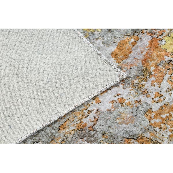 MIRO 51463.802 matto Abstraktio liukumaton - harmaa / kultaa, 120x170 cm