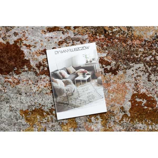 MIRO 51463.802 matto Abstraktio liukumaton - harmaa / kultaa, 120x170 cm