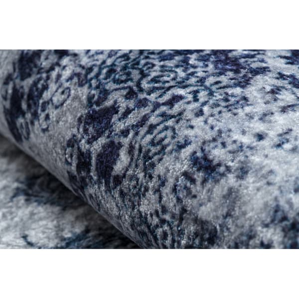 MIRO 51822.812 matto Ruusuke, kehys liukumaton - laivastonsininen, 160x220 cm