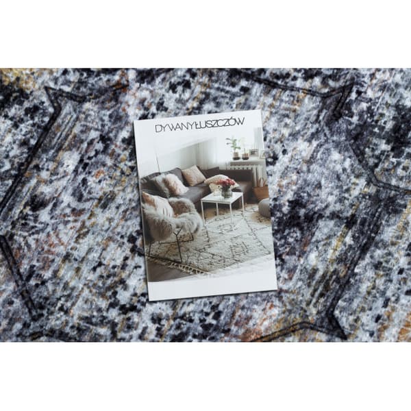MIRO 51453.805 matto Ruusuke, vintage liukumaton - harmaa, 120x170 cm