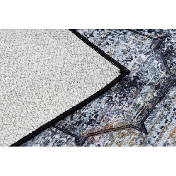 MIRO 51453.805 tvättmatta Rosett, vintage metrisk halkskydd - grå, 160x220 cm