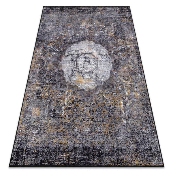 MIRO 51453.805 tvättmatta Rosett, vintage metrisk halkskydd - grå, 160x220 cm