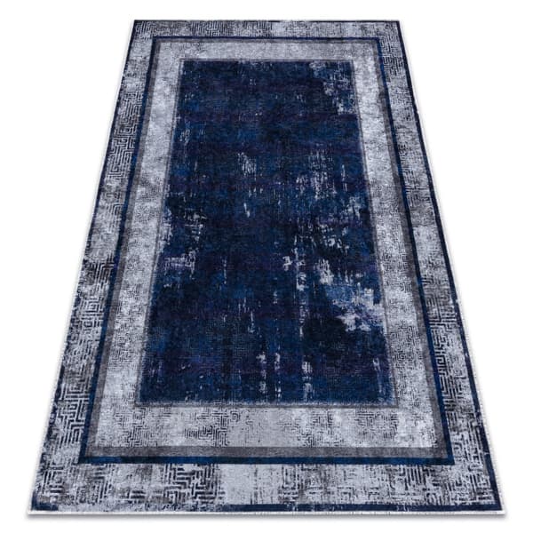 MIRO 51676.813 matto Kreikkalainen vintage, kehys liukumaton - laivastonsininen, 160x220 cm