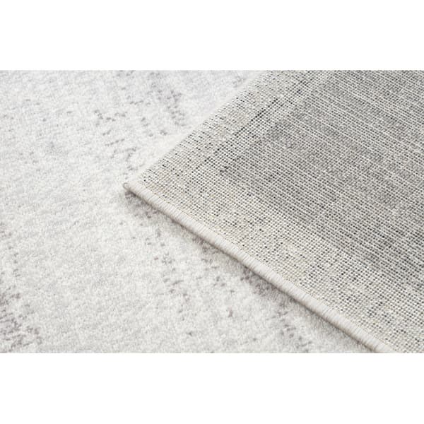Gulvtæppe ANGEL 6232 / 52022 Geometrisk, ramme beige / grå, 240x340 cm
