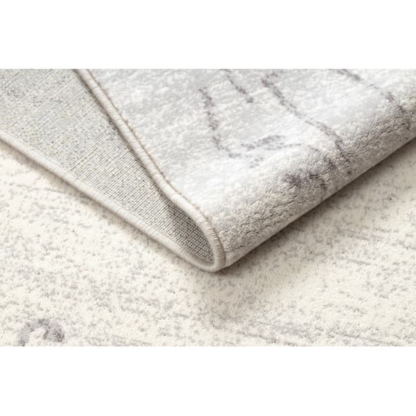 Gulvtæppe ANGEL 6623 / 52022 Ornament, ramme beige, 80x150 cm
