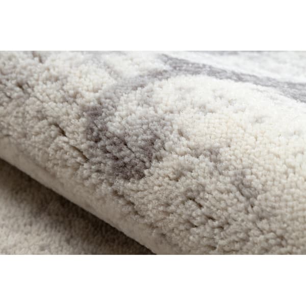 Gulvtæppe ANGEL 6623 / 52022 Ornament, ramme beige, 80x150 cm