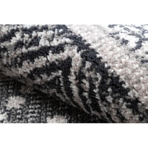 Matto Villa ANGEL 7886 / 52055 Rooma, etninen harmaa / beige, 240x340 cm