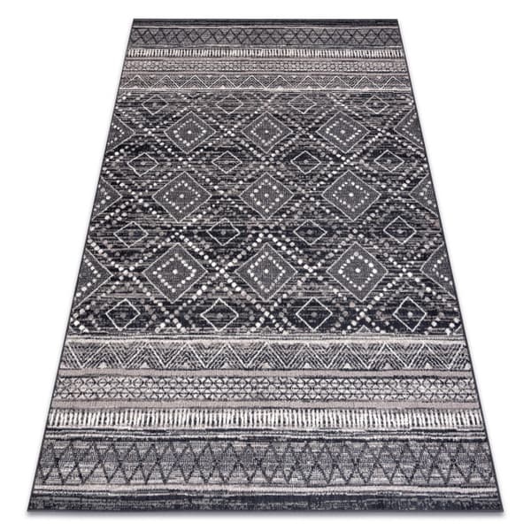 Gulvtæppe ANGEL 7886 / 52055 Diamanter, etnisk grå / beige, 240x340 cm