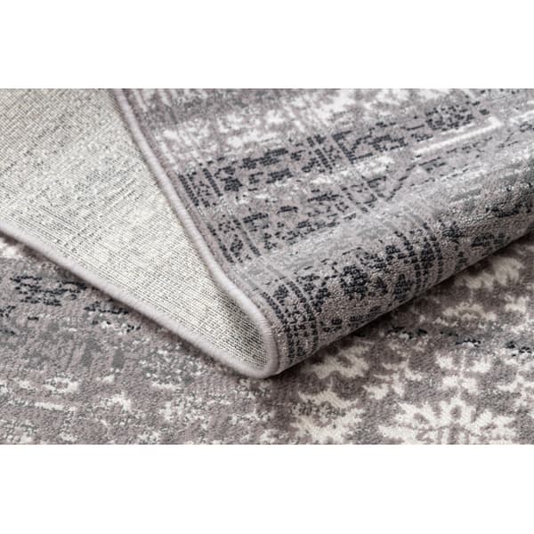 Gulvtæppe ANGEL 7888 / 52023 Roset vintage grå / beige, 80x150 cm