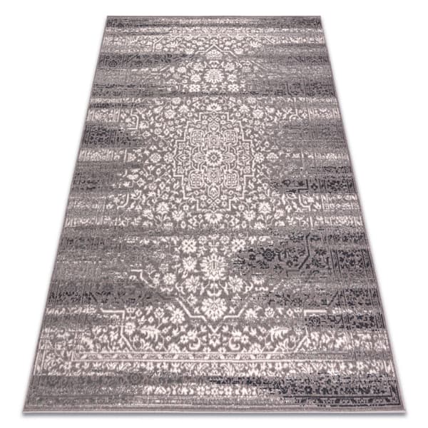 Gulvtæppe ANGEL 7888 / 52023 Roset vintage grå / beige, 80x150 cm