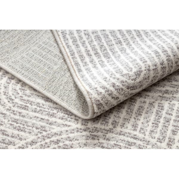 Gulvtæppe ANGEL 7901 / 52022 Geometrisk beige / grå, 120x170 cm