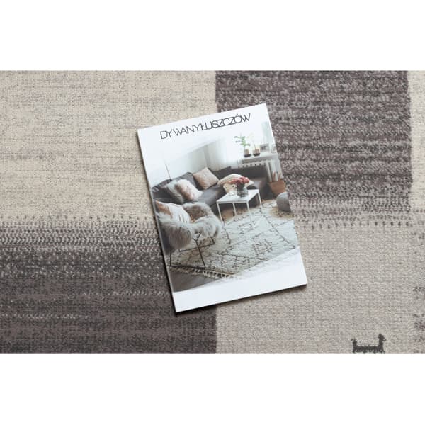 Matto Villa ANGEL 7961 / 52022 Geometrinen, neliöt beige / harmaa, 120x170 cm