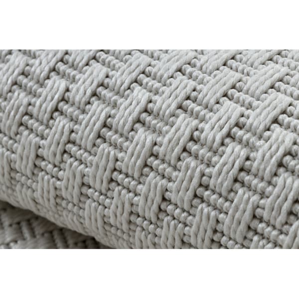 Sisaltæppe TIMO 6272 SISAL udendørs hvid, 160x220 cm