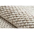 Pikkukuva 5 / 5: Matto NANO EO78A Melange, silmukka, litteä kudottu valkoinen / beige, 160x220 cm