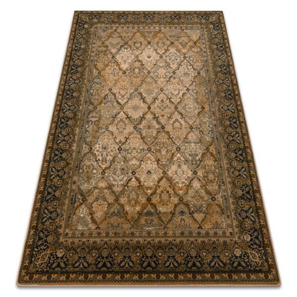 Villa matto SUPERIOR Grenada Kehys, timantit, itämainen - konjakki, 170x235 cm