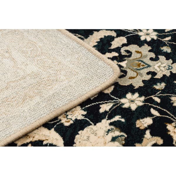 Tæppe villaa SUPERIOR Piemonte rosette beige / marineblå blå, 170x235 cm