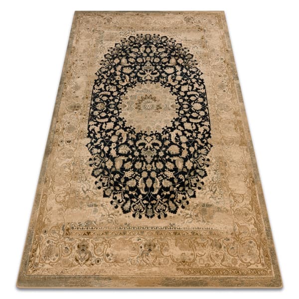 Tæppe villaa SUPERIOR Piemonte rosette beige / marineblå blå, 170x235 cm