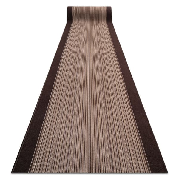 Löpare anti-halk CARNABY brun 80cm, 80x970 cm