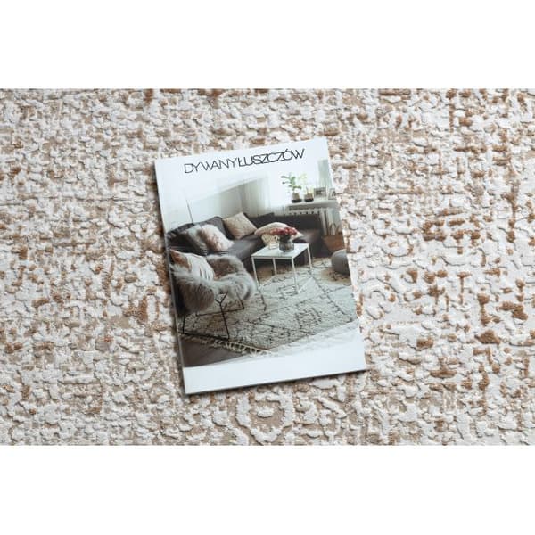 Matta ACRYLIC VALS 0W9990 H02 48 Abstraktion ornament ivory / copper, 160x230 cm