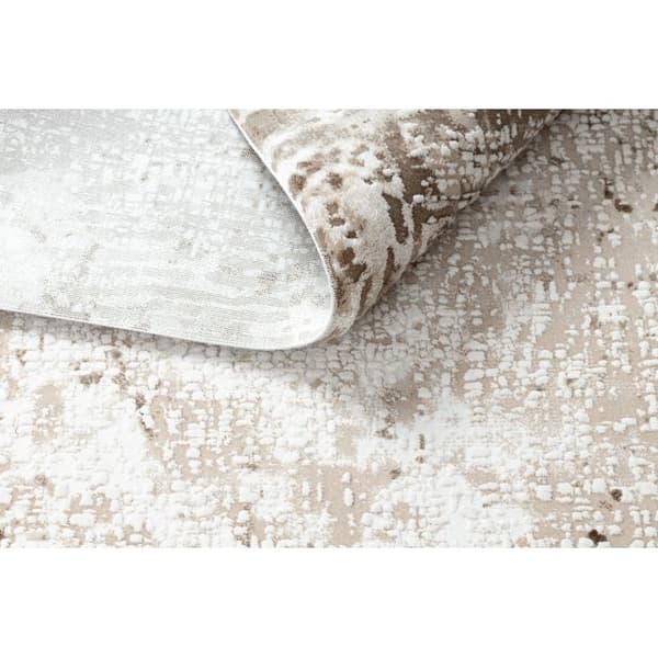 Tæppe ACRYL VALS 0W9991 C56 45 Abstraktion elfenben / beige , 160x230 cm