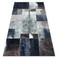 Miniatyrbillede 1 af 5: Tæppe PATCHWORK 21719 sort - Kohud, 120x170 cm