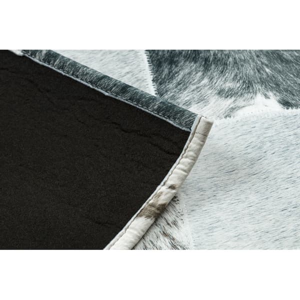 Matto PATCHWORK 21716 beige - Lehmännahka, tilkkutäkki, 160x230 cm