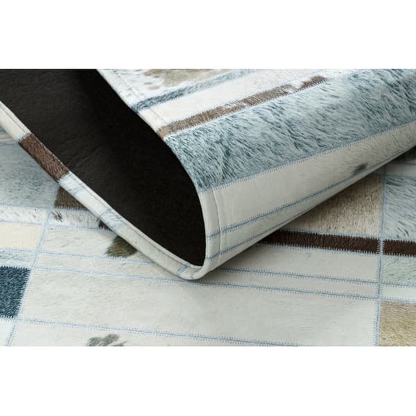 Matta PATCHWORK 21717 beige - Kohud, brädor , 160x230 cm