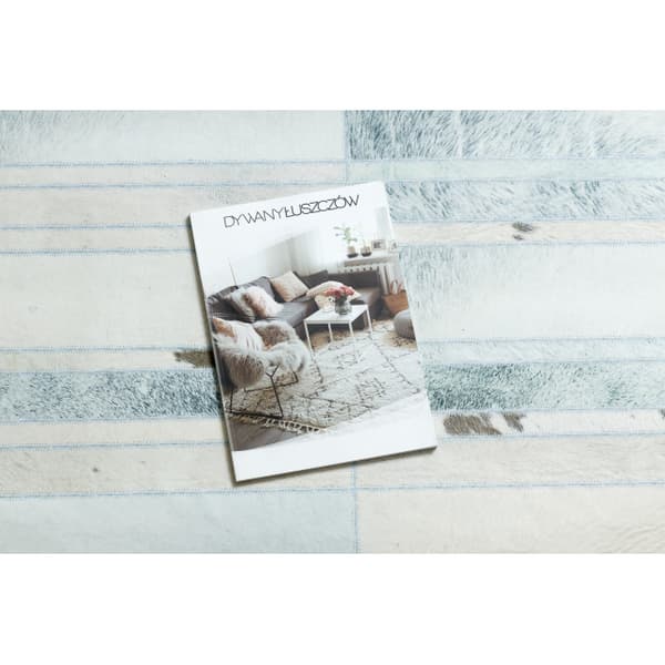 Matta PATCHWORK 21717 beige - Kohud, brädor , 160x230 cm