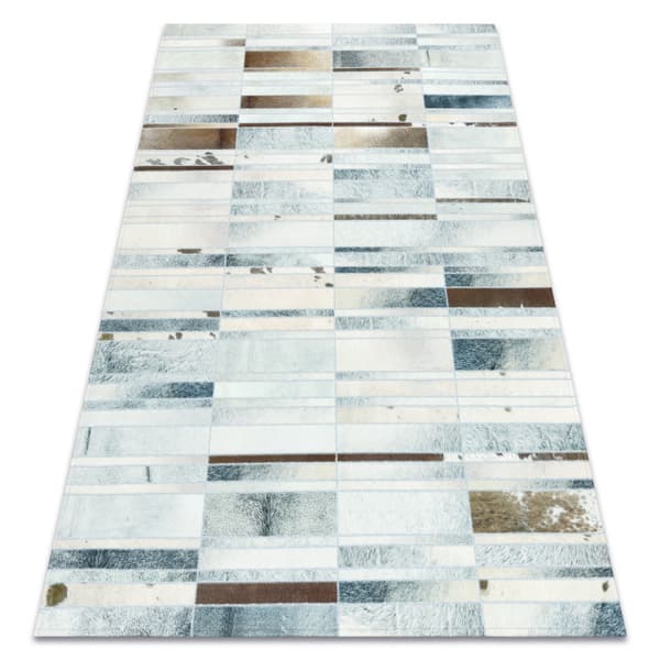 Matto PATCHWORK 21717 beige - Lehmännahka, levyt , 160x230 cm