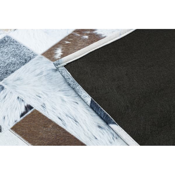 Tæppe PATCHWORK 21715 beige / brun - Kohud, Diamanter, 160x230 cm