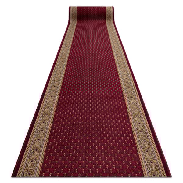 Löpare  anti-halk INCA maroon 80cm, 80x370 cm