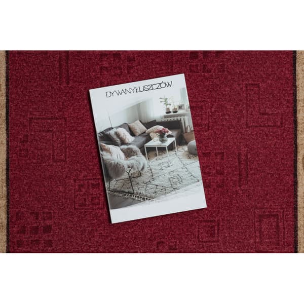 Löpare  anti-halk JENA maroon 80cm, 80x740 cm