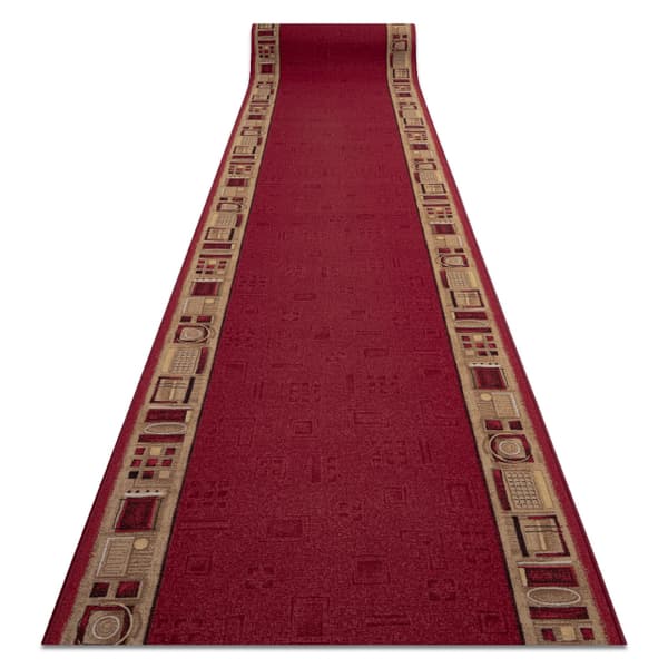 Gummibelægning JENA rødbrun 100cm, 100x1000 cm