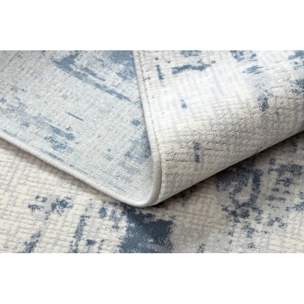 Matto NAIN Overdubbed vintage 7005/51955 beige / laivastonsininen, 80x150 cm