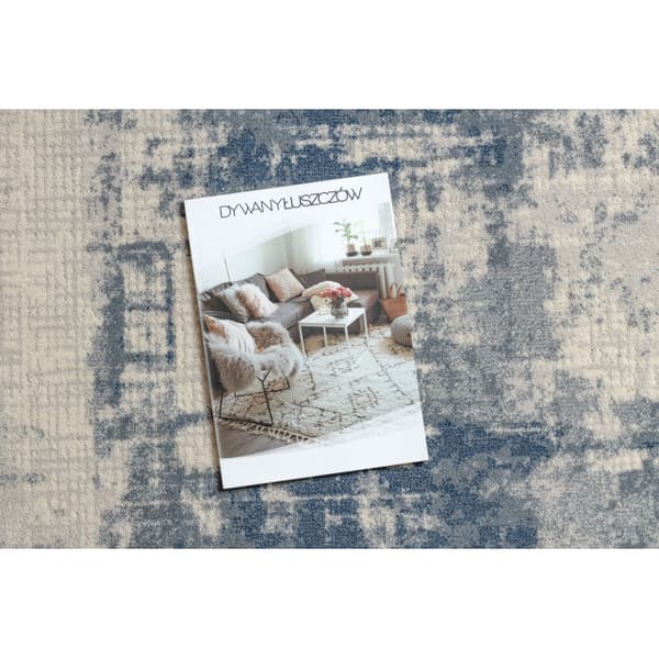 Matto NAIN Overdubbed vintage 7005/51955 beige / laivastonsininen, 80x150 cm