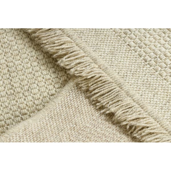 Villamatto VILLA 8986/69400 Yksivärinen SIZAL, litteä kudottu beige, 80x150 cm