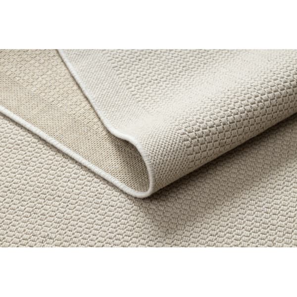 Uldtæppe VILLA 8986/68200 Enkelt farve SIZAL, fladvævet beige, 120x170 cm