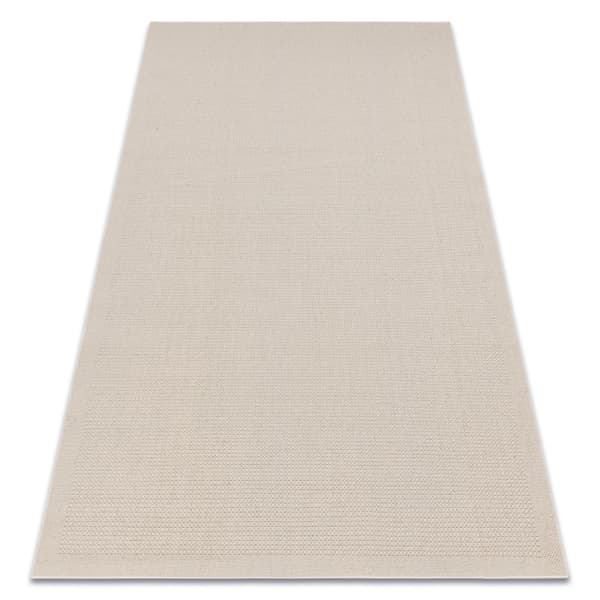 Uldtæppe VILLA 8986/68200 Enkelt farve SIZAL, fladvævet beige, 120x170 cm