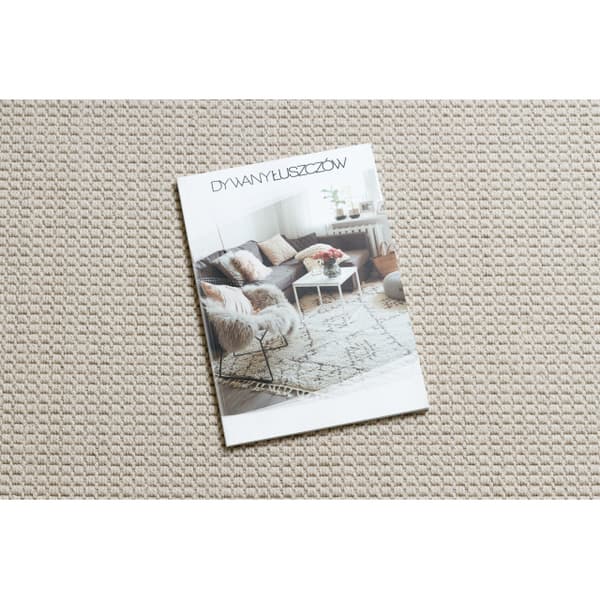 Ullmatta VILLA 8986/68200 One colour SIZAL, plattvävd beige, 160x230 cm