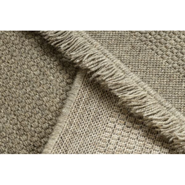 Villamatto VILLA 8986/69500 Yksivärinen SIZAL, litteä kudottu tumma beige, 120x170 cm