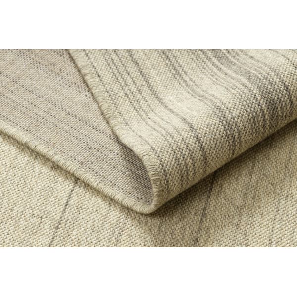 Uldtæppe VILLA 7796/72800 Striber SIZAL, fladvævet beige, 120x170 cm