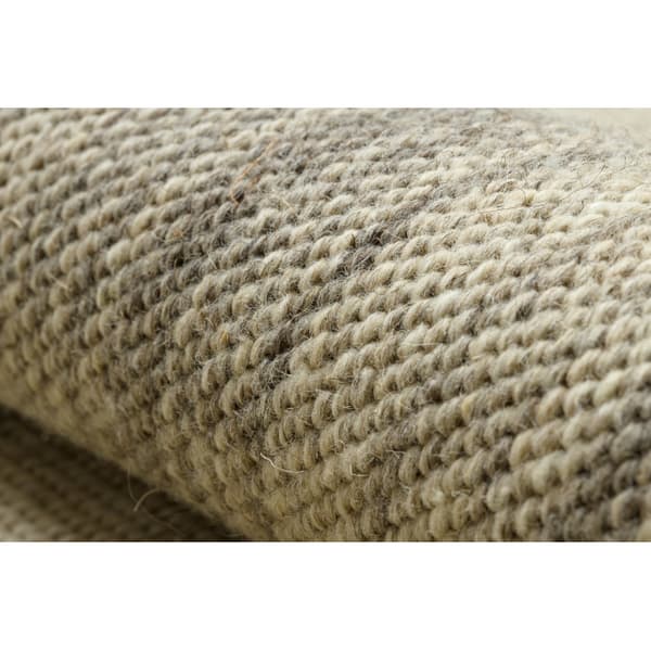 Uldtæppe VILLA 7796/72800 Striber SIZAL, fladvævet beige, 120x170 cm