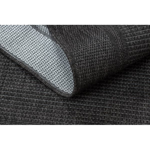Matta TIMO 5979 SISAL utomhus frame svart, 140x190 cm