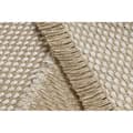 Miniatyrbild 3 av 5: Matta JUTE 3731 grädde / beige - jute, plattvävd, fransar, 120x170 cm