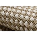 Miniatyrbild 5 av 5: Matta JUTE 3731 grädde / beige - jute, plattvävd, fransar, 120x170 cm