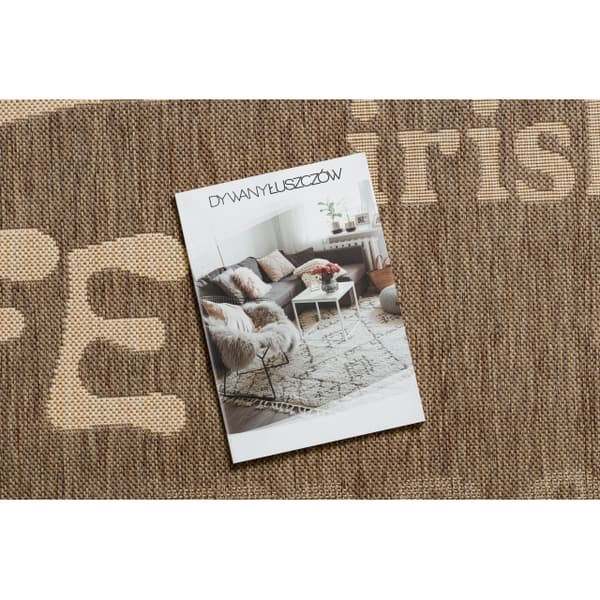 Sisaltæppe SISAL FLOORLUX 20645 kaffe / naturlig, 120x170 cm