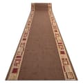 Pikkukuva 1 / 5: Käytävämatto liukuesteellä JENA ruskea 120cm, 120x550 cm