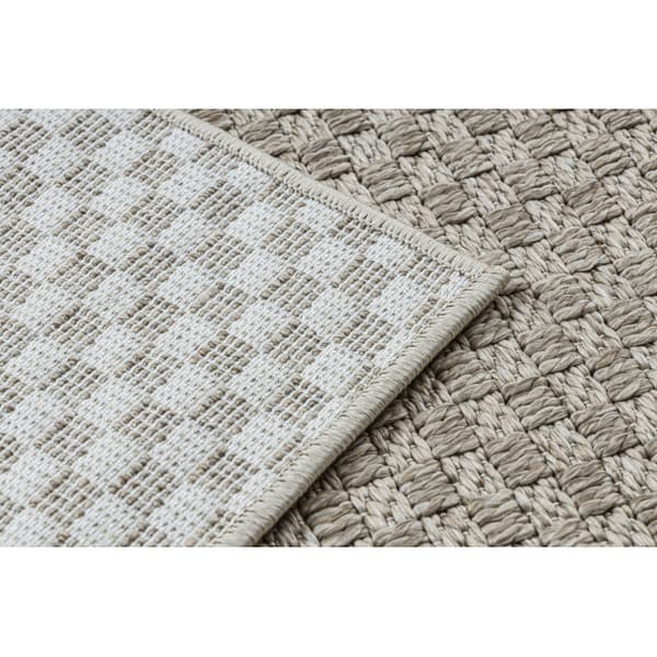 Matta ORIGI 3661 beige - plattvävt SISAL-snöre, 194x290 cm