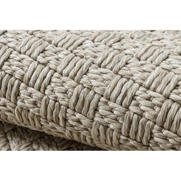 Matta ORIGI 3661 beige - plattvävt SISAL-snöre, 194x290 cm